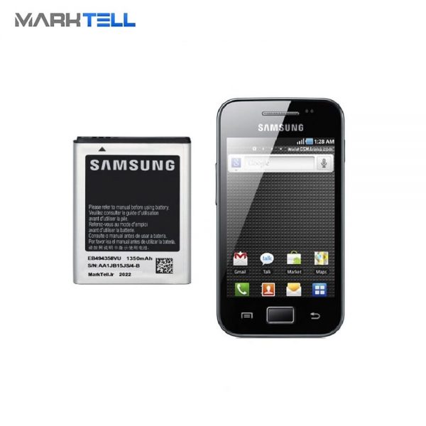 باتری موبايل سامسونگ Samsung Galaxy Ace S5830 ظرفیت 1350mAh و گوشی گلکسی ace s5830
