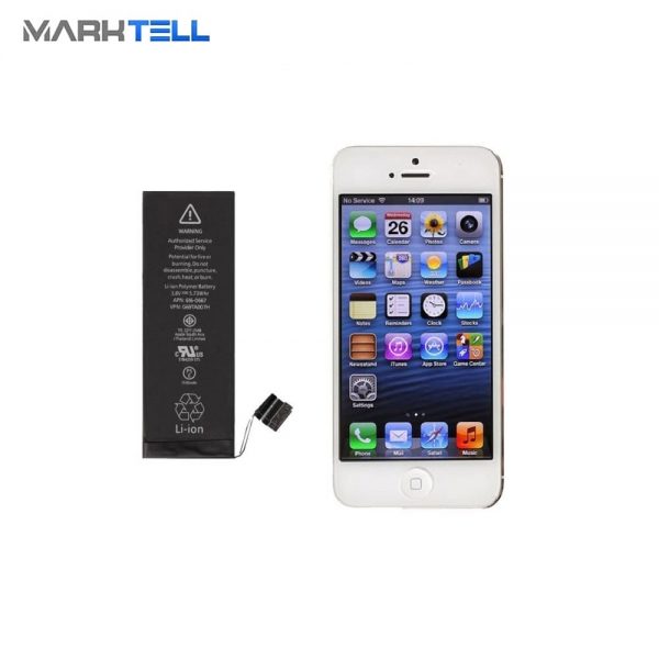 باتری موبايل اپل iPhone 5S ظرفیت 1560mAh و گوشی 5s