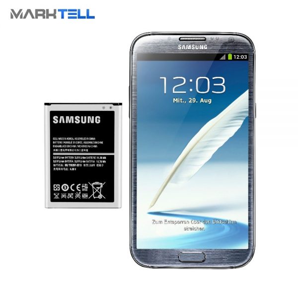 باتری موبايل سامسونگ Samsung Galaxy Note 2 N7100 ظرفیت 3100mAh و گوشی نوت2