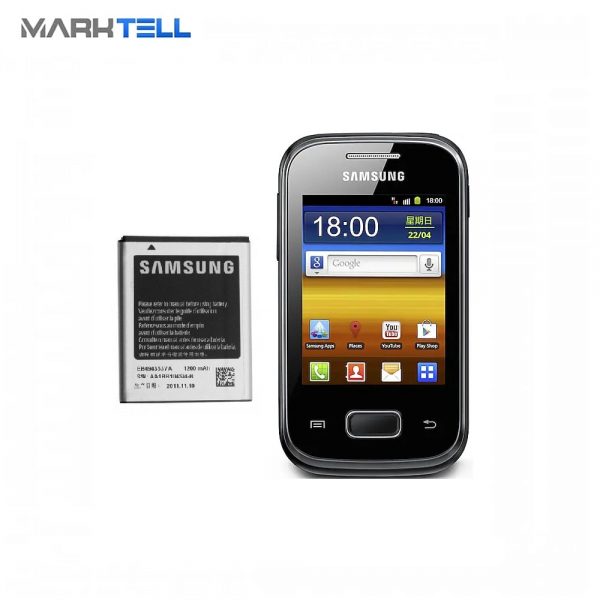 باتری موبايل سامسونگ Samsung Galaxy Pocket S5300 ظرفیت ۱۲۰۰mAh و گوشی گلکسی پاکت