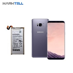 باتری موبايل سامسونگ Samsung Galaxy S8 Plus ظرفیت 3500 میلی آمپر ساعت در کنار گوشی s8