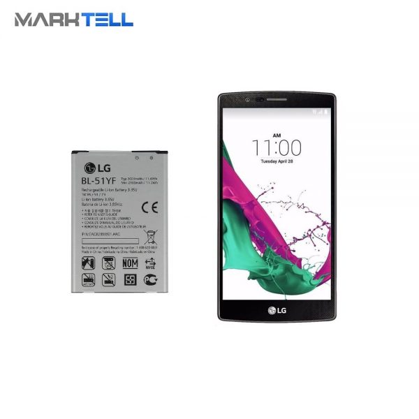 باتری موبايل ال جی LG G4 Dual ظرفیت 3000 میلی آمپر ساعت و گوشی lg