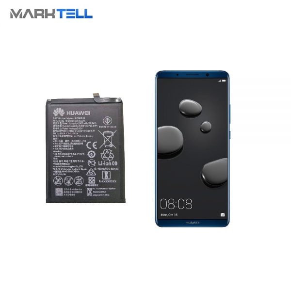 باتری اصلی موبایل هواوی Huawei Mate 10 pro در کنار گوشی Huawei Mate 10 pro