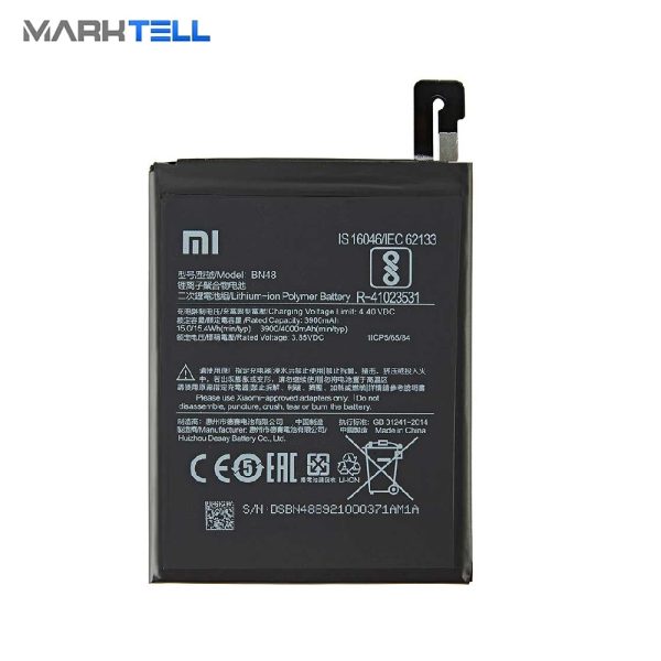 باتری اصلی گوشی شیائومی Redmi Note 6 Pro – BN48 marktell
