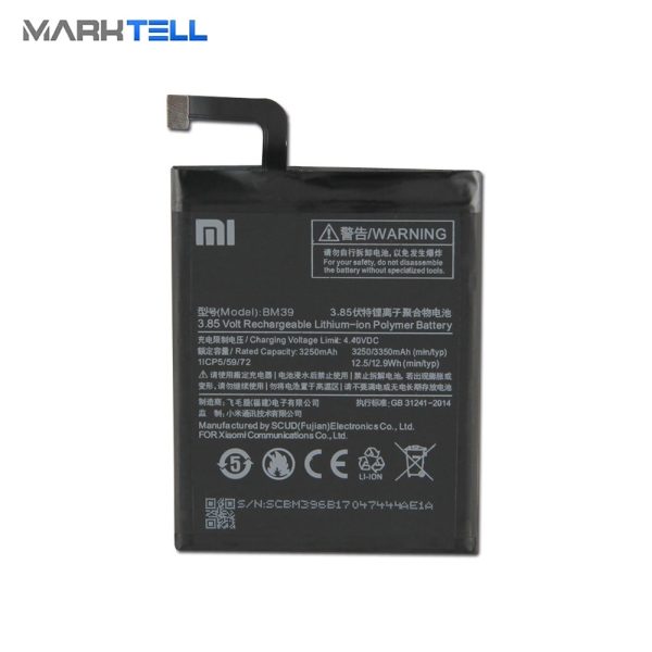 باتری اصلی گوشی شیائومی Xiaomi Mi 6 – BM39 مارکتل