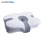 بالش سرویکال گرین لاین مدل Memory Foam با طراحی ارگونومیک و فوم حافظه برای حمایت از گردن و سر طراحی شده است و خواب راحت و بدون درد را فراهم می‌کند.