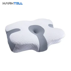 بالش سرویکال گرین لاین مدل Memory Foam با طراحی ارگونومیک و فوم حافظه برای حمایت از گردن و سر طراحی شده است و خواب راحت و بدون درد را فراهم می‌کند.